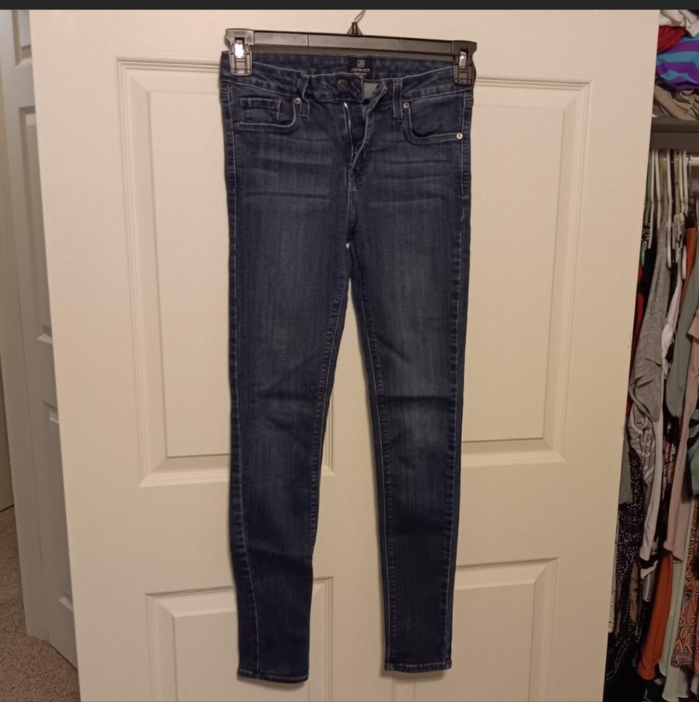 Just Black skinny jeans,  size 26